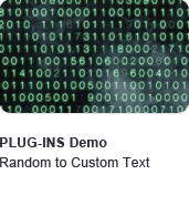 Random to Custom Text Demo